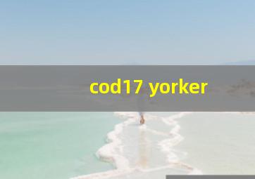 cod17 yorker